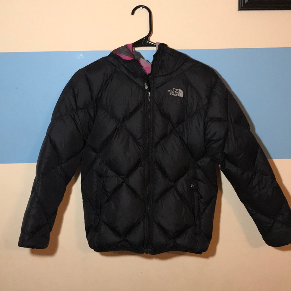 Girls north face winter coat